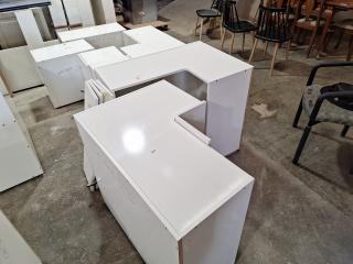 White Cabinet Set 