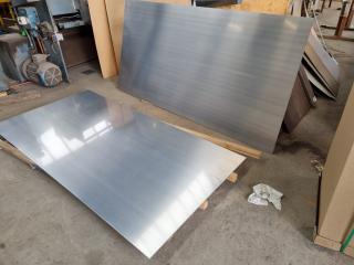 2x Aluminium Sheets, 2400x1200x3mm