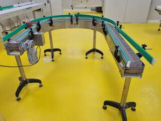 Industrial U-Shaped Conveyor Belt Assembly