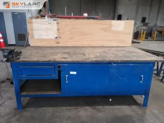 Super Heavy Duty Steel Workshop Workbench