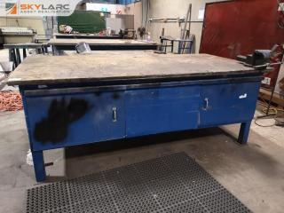 Super Heavy Duty Steel Workshop Workbench