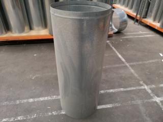 1x Galvanised Steel Duct Flue, 500x1200mm Size