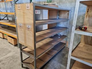 Sturdy Steel Workshop Storage Shelf Unit