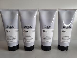 4 Loreal Professional  Silver Conditioners 