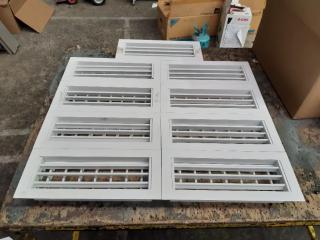 9 x Exterior Vent Grilles