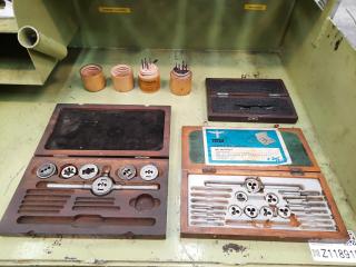 Assorted Partial Sets of Various Vintage Tap/Die Sets and More.