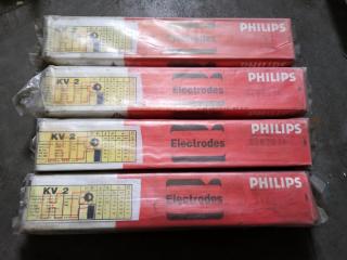 4x Packs of Philips KV2 Welding Electrodes