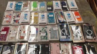 60 Assorted iPhone & Samsung Phone Cases