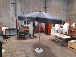 Outdoor Patio Deck Umbrella w/ Weighted Base