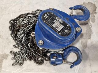 Hafco 1-Ton Chain Block