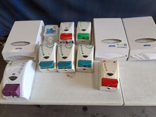 Kimberly-Clark and Deb Hand Soap Dispensers and Paper Towel Dispensers Lot