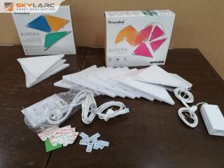 Nanoleaf Aurora Smarter Kit LED Lighting Kit w/ Expansion Pack, New