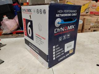 225 Meters of Dynamix C-C6-SLDBLUE Cat6 UTP Cable