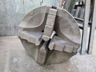 4-Jaw Lathe Chuck, 310mm Diameter