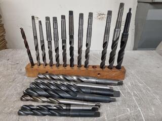 19x Morse Taper Drills, Imperial Sizes