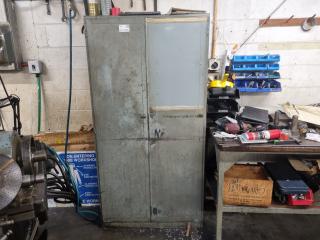 Heavy Duty Workshop Cabinet and Contents 