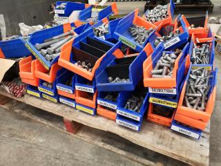 Pallet of Assorted Fixing / Fastening Hardware & More