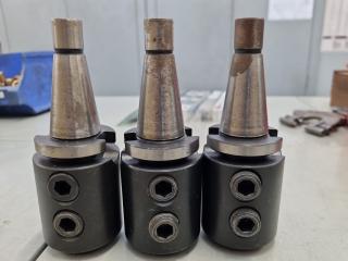 3x BT30 Tool Holders Type 30x1-80