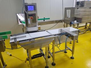Industrial Check Weigher Conveyor Scale w/ Reject Belt Assembly