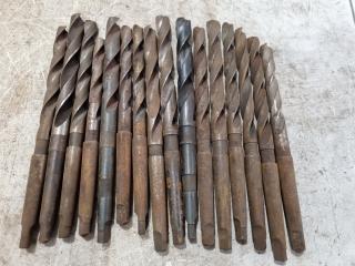 16x Morse Taper Drills, Imperial & Metric Sizes