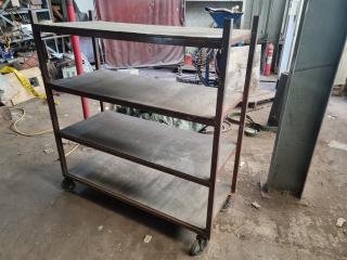 Workshop Mobile Shelf Trolley