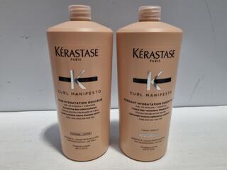 Kerastase Curl Manefesto Shampoo & Conditioner, 2x 1000mL