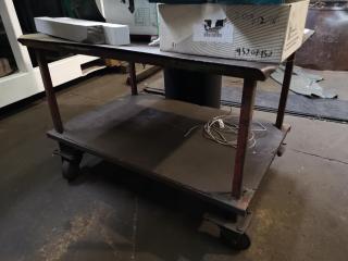 Low Heavy Duty Workshop Mobile Shelf Trolley