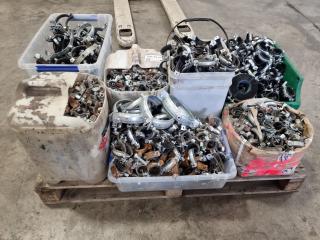 Pallet of Split Ring Rubber Lined Pipe Hangers, Bulk lot