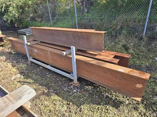 6 x 410 UB 60 Steel I-Beams
