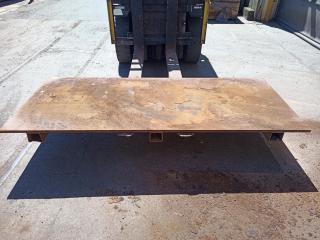 Large Plate Steel Pallet