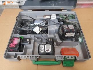 Hitachi 14.4v Battery Drill Set