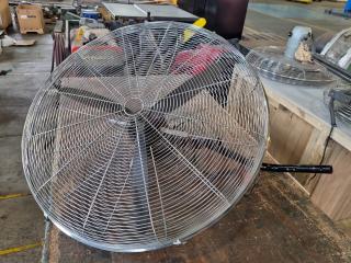 750mm Workshop Wall Mounted Fan, needs plug end