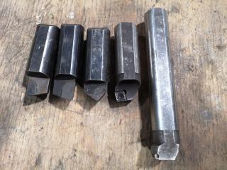 5x Narex Lathe Boring Bars