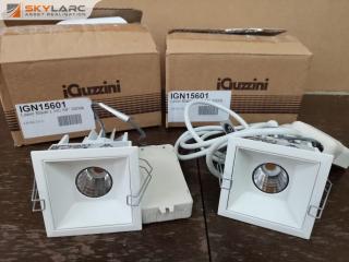 2x Laser Blade L HC Inset LED Lights by iGuzzini