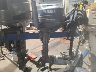 YAMAHA 2007 4hp 4 Stroke Outboard Motor 