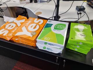 Assorted 80gsm White Printing Paper, A4 & A3 Size