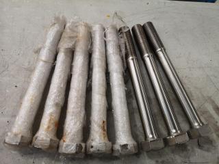 8x Large Stainless Steel Bolts