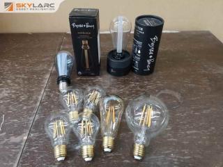 2x Buster & Punch LED Designer Bulbs + 5x GE Heritage LED Bulbs