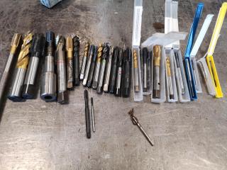 38x Assorted Mill Tap Threader Bits