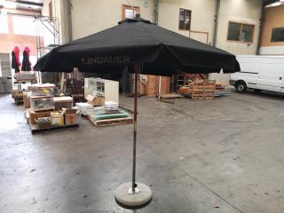 Outdoor Patio Deck Umbrella w/ Weighted Base