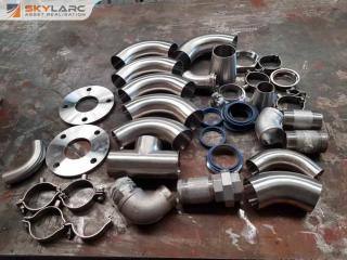 Lot of Stainless Steel Pipe Fittings