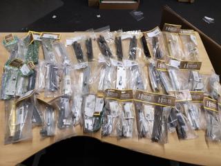 50x Assorted Necked Flush Bolts, Bulk Lot