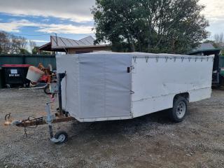 Large Single Axle Mower Transport Trailer