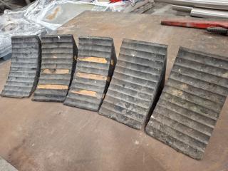 Heavy Duty Rubber Tyre Chocks