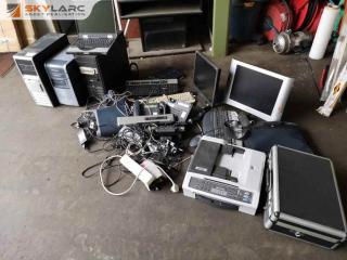 Assorted Older Desktop Laptop Computers, Printer, & More