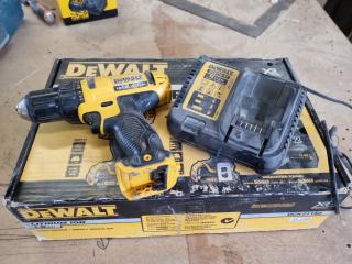 DeWalt Cordless 10.8V Drill Driver w/ Charger, No Battery