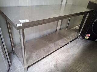 Stainless Steel Workbench with Undershelf
