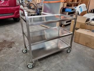 Stainless Steel Shelf Trolley