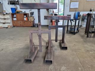 2 x Adjustable Height Work Stands