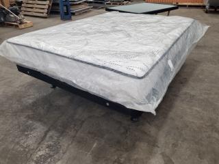 Double Size Therapedic Medicoil HD Mattress with Base Frame